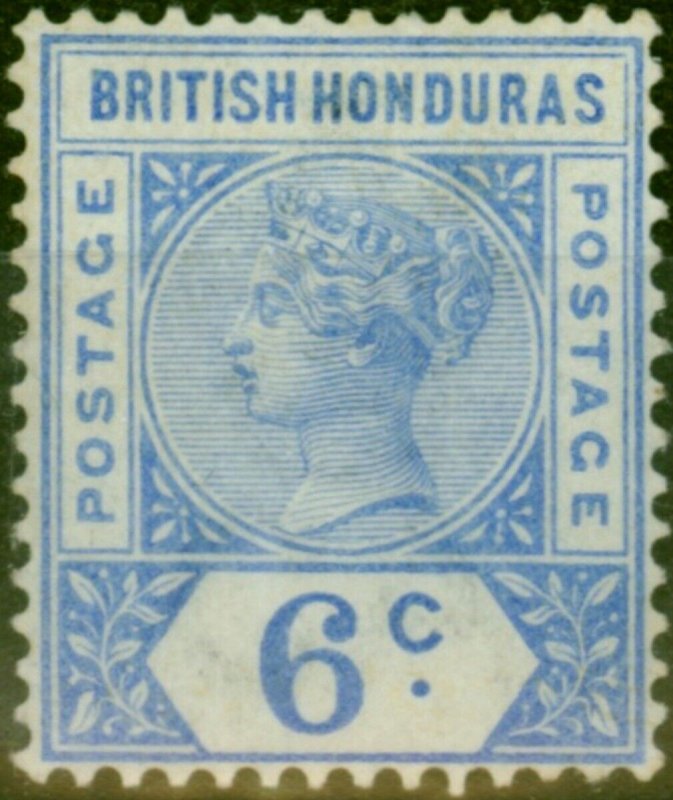 British Honduras 1891 6c Ultramarine SG56 Fine MNH 