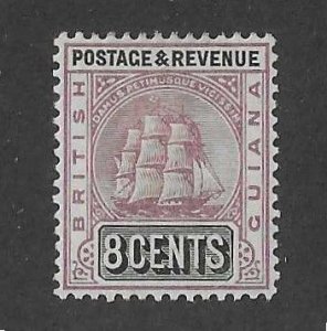 British Guiana Sc #140 8c OG VF