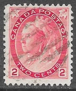 Canada 77: 2c Queen Victoria, used, F-VF