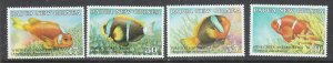 Papua New Guinea 659-62 MNH 1987 Fish (ap7318)