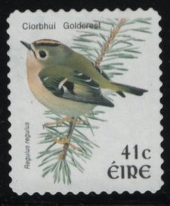 Ireland 2002 used Sc 1434 41c Goldcrest Perf 11 x 11.25 - Coils - Birds