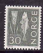 Norway-Sc#462- id9-unused NH 30o Fish-1964-70-
