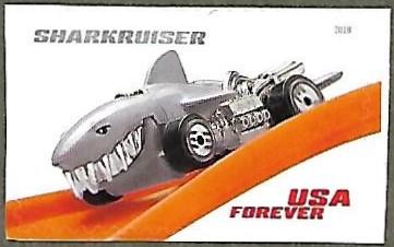 United States #5330 (50c) Sharkruiser Hot Wheels Car MNH (2018)