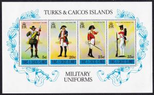 Turks and Caicos Military Uniforms MS SG#MS437 SC#302a