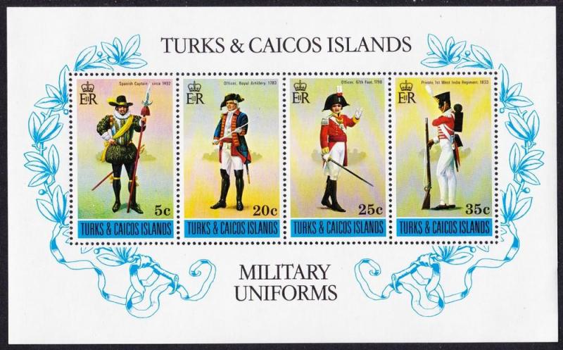 Turks and Caicos Military Uniforms MS SG#MS437 SC#302a
