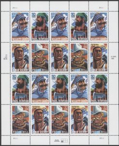 1996 US Scott #3083-3086 32c Folk Heroes, Sheet of 20 MNH