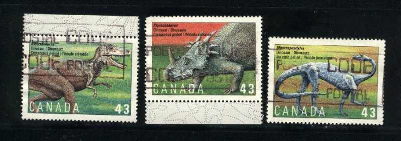 Canada #1495-97   -1     used VF 1993  PD