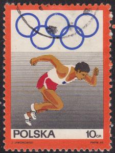 Poland 1646 Olympic Runner 1969