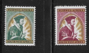 South West Africa 1964 John Calvin French Theologian Sc 298-299 MNH A3533