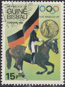 Guinea-Bissau 613 Flag, Medal & Olympic Winner 1984
