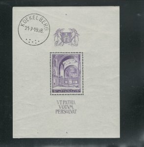 BELGIUM,1938 BASILICA KOEKELBERG,MNH, MS #B221 C.V.$25.00 (NOT USED / CTO)