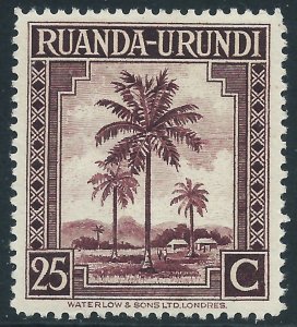 Ruanda Urundi, Sc #72, 25c MH