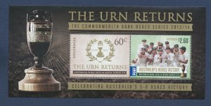 AUSTRALIA - Sc 4045a -  MNH  S/S - Cricket - The Urn Returns - 2014 