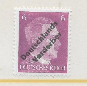 Post-3rd Reich Hitler Stamp Overprinted in Soviet Zone Germany's D...