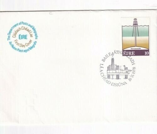 Eire 1978 Gas FDC special cancel unaddressed vgc