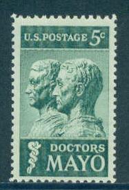 1251 5c Mayo Brothers Fine MNH