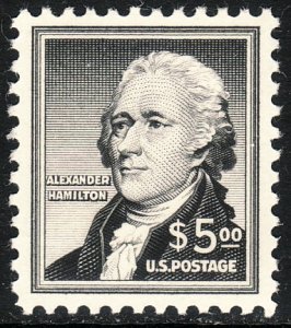 1954-68 U.S Alexander Hamilton Liberty $5.00 issue MNH XF Sc# 1053 CV $47.50 #1