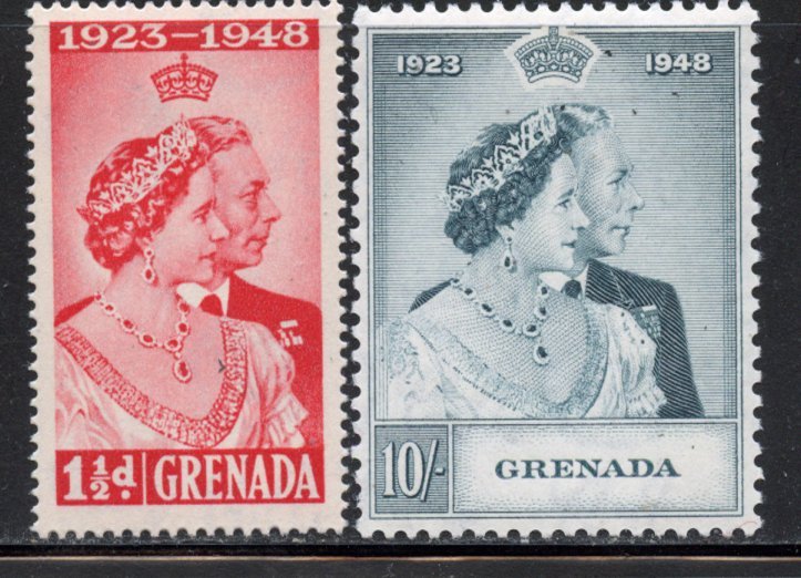 Grenada # 145-6, Mint Never Hinge. CV $ 21.75