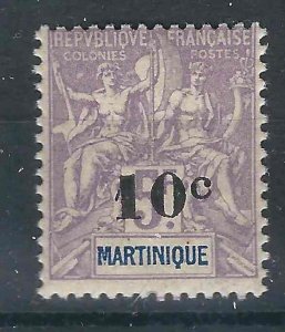 Martinique 55 Y&T 53 MNH F/VF 1904 SCV $27.50