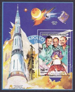 1992 Malagasy Republic 1351/B175 Apollo 11 moon landing 12,00 €