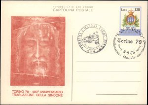 San Marino, Government Postal Card