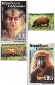 194334 MNH GABON 1990 FAUNA