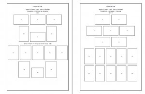 CAMEROUN STAMP ALBUM PAGES 1863-2011 (168 PDF digital pages)