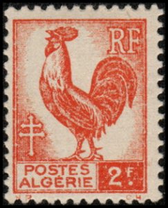 Algeria 180 - Mint-H - 2fr Gallic Cock (1944)