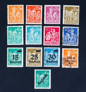 Germany Older Workers Issues - 13 Stamps, Mint & Used
