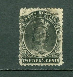 NOVA SCOTIA 1860 QV #13 USED NO THINS...$20.00