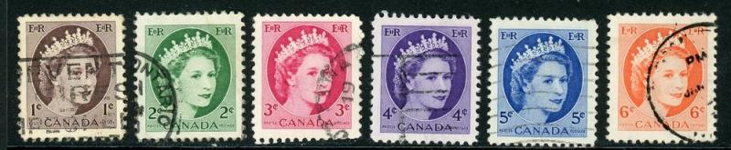 Canada 337-342 Used