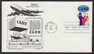 US 1439 Care 1971 Aristocrats U/A FDC