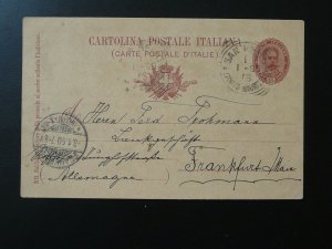 old postal stationery card Italy 1899