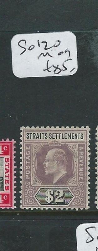 MALAYA STRAITS SETTLEMENTS (P0410B) KE $2.00  SG 120  MOG