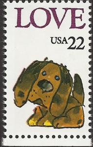 # 2202 MINT NEVER HINGED LOVE PUPPY