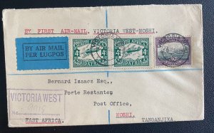 1932 Victoria West South Africa first Flight Airmail cover to Moshi Tanganyika