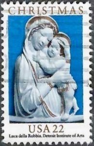 United States #2165 22¢ Madonna and Child (1985). Used.