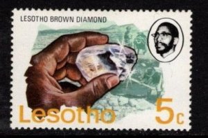 Lesotho - #202 Brown Diamond - MNH