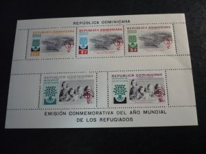 Stamps - Dominican Republic - Scott#B31-B33,CB19-CB20 - MNH Souvenir Sheet Perf