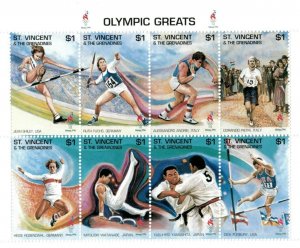 Saint Vincent 1995 MNH Stamps Mini Sheet Sport Olympic Games Medals