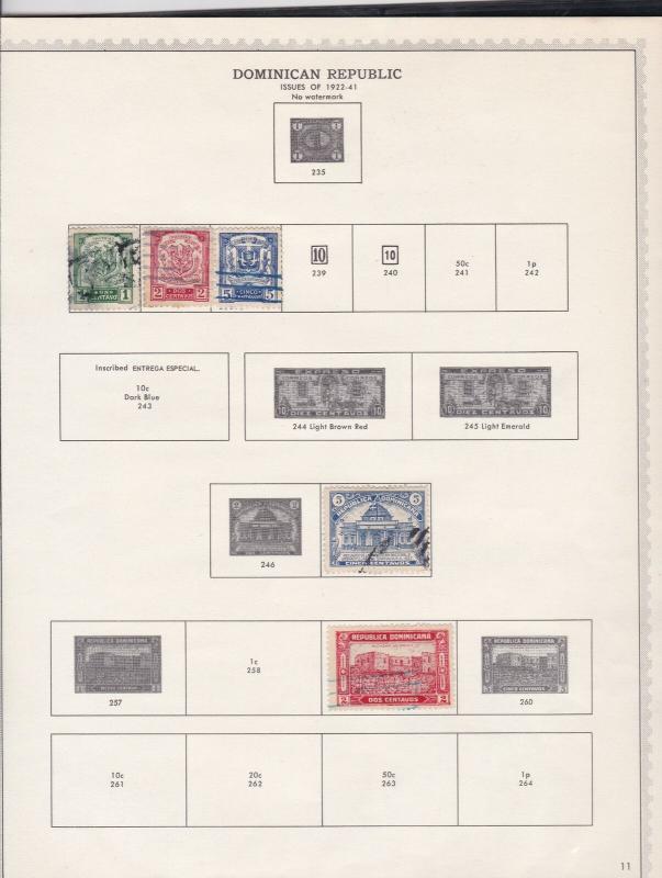 dominican republic stamps page ref 17003