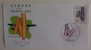 RYUKYOS FDC 1964