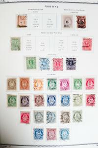 Norway 1800s to 1990s Rare Potent Century-Long Stamp Collection