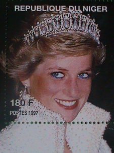 NIGER STAMP: 1997- LADY DIANA- THE BEST DESIGNED OF DRESSING-MINT NOT HING S/S S
