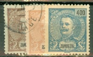 HN: Zambezia 13//35 mint/used/no gum missing 23, 25, 29, 32 CV $95