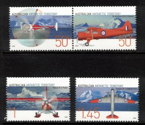 AUSTRALIAN ANTARCTIC 2005 Aircraft; Scott L129a, L130-31, SG 168-71; MNH