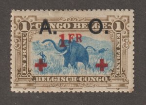 EDSROOM-16865 German East Africa NB7 HR 1918 Belgian Occupation Elephant