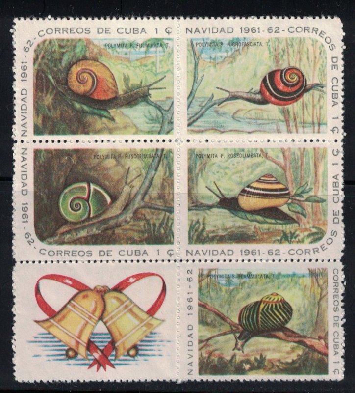 CUBA Scott #764a,769a,774a  1962  Christmas, mnh      SCV $ 28.25