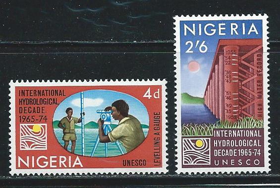 Nigeria 207-8 1967 UNESCO Water set MNH