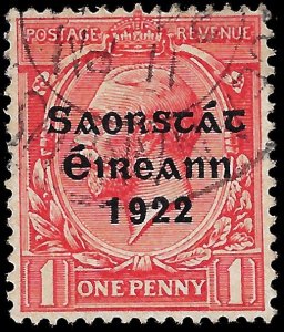 Ireland 1922 Sc 45 U vf